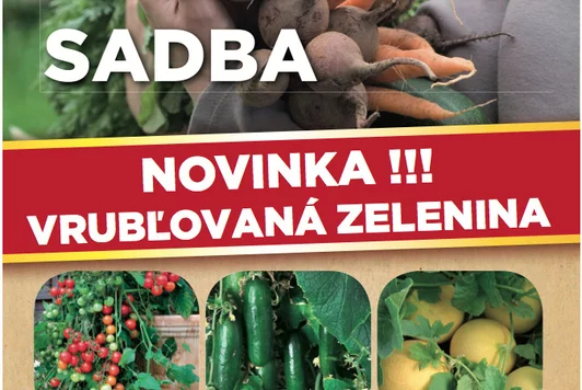Novinka! Vrubľovaná zelenina